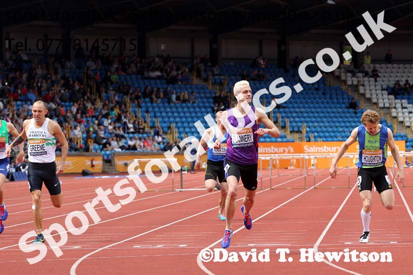 Mens 400 metres hurdles, Sainsbury's British Champs, Alexander Stadium, Birmingham. Photo: David T. Hewitson/Sprts for All Pics